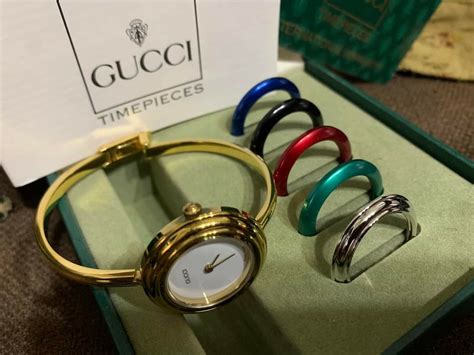 how to tell if gucci bezel watch is real|authentic Gucci bezel watch.